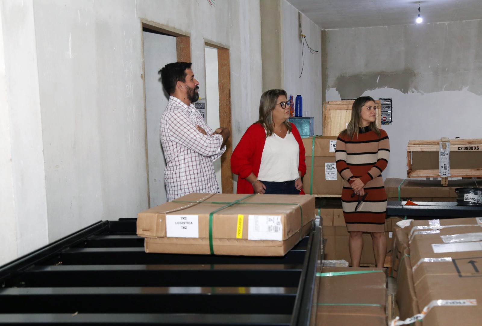 Prefeita visita obras de ampliação do Hospital Municipal Manoel Carola ASCOM SFI Wagner Fraga 6