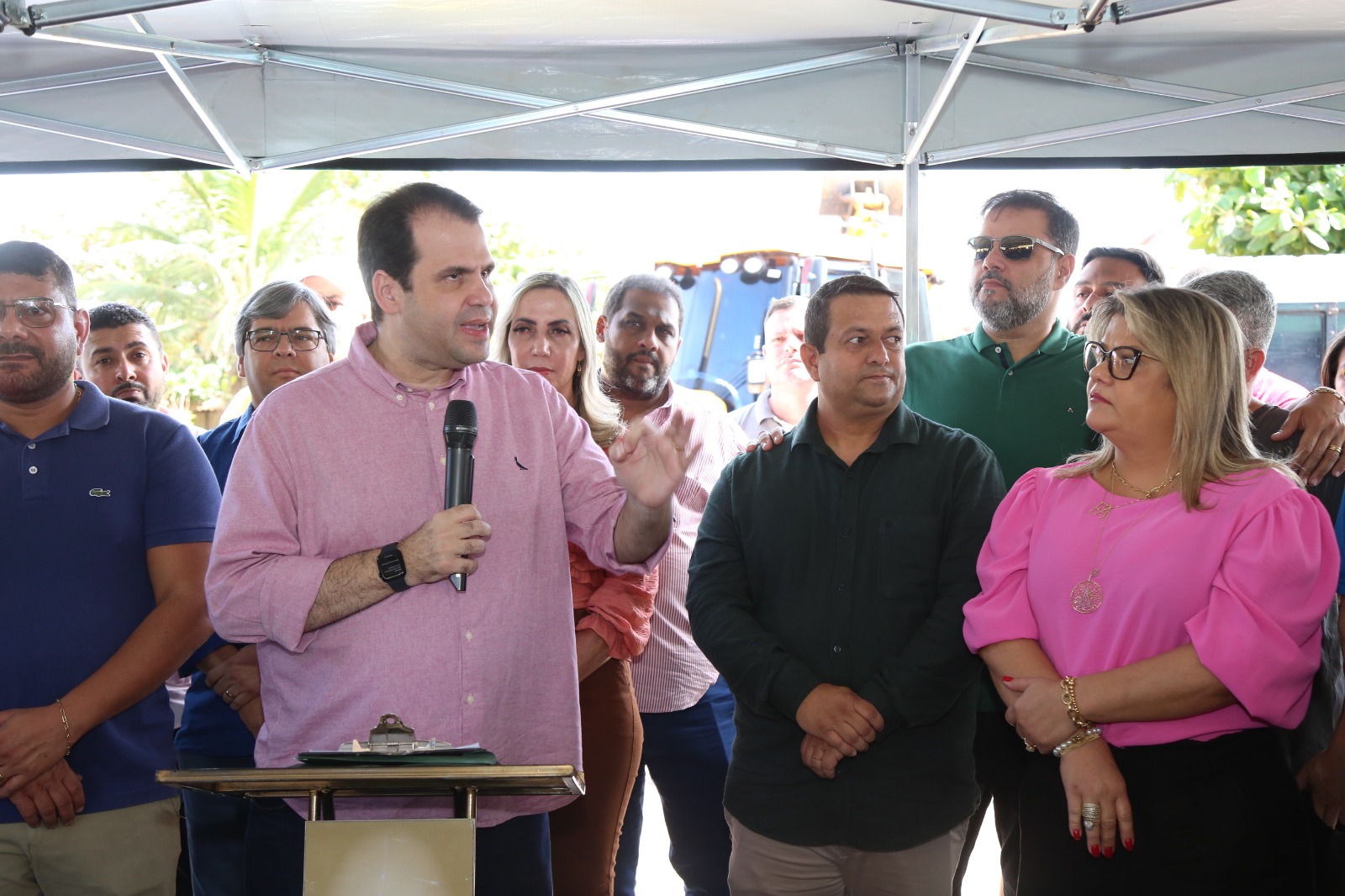 Santa Clara prefeita inaugura pavimentações e inicia mais R 35 milhões em investimentos ASCOM SFI Wagner Fraga 9