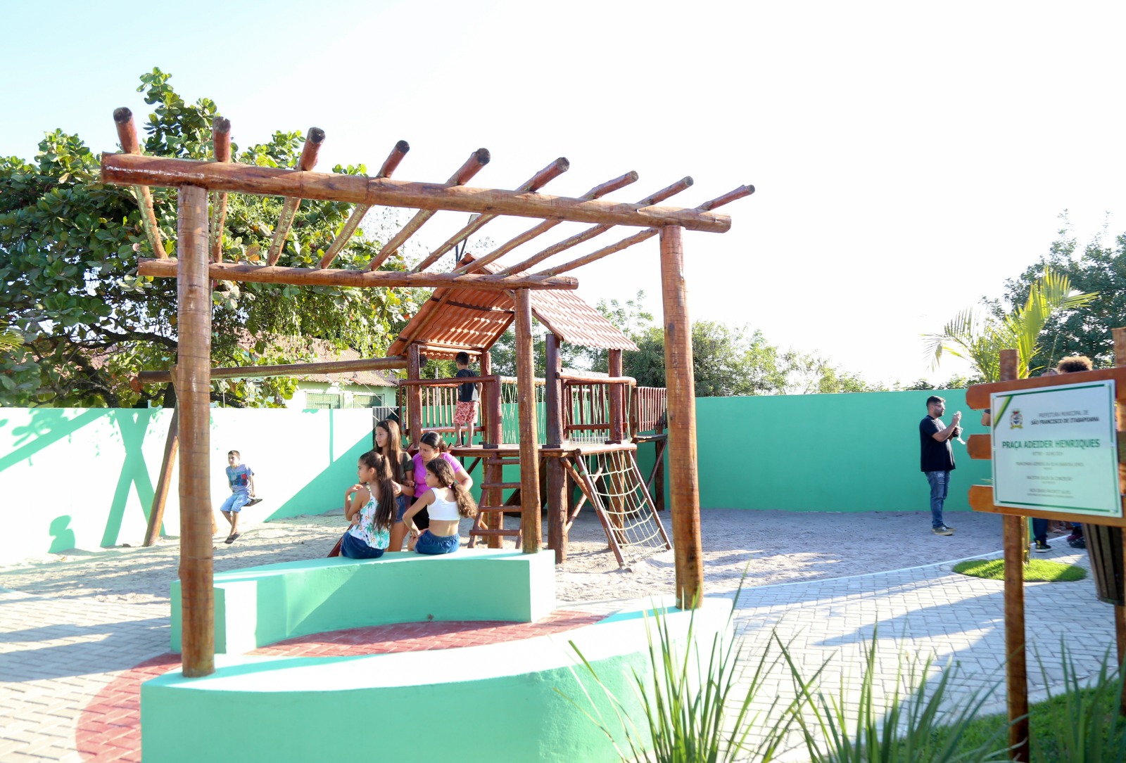 Três obras do projeto Praça Para Todos ASCOM SFI Wagner Fraga 5