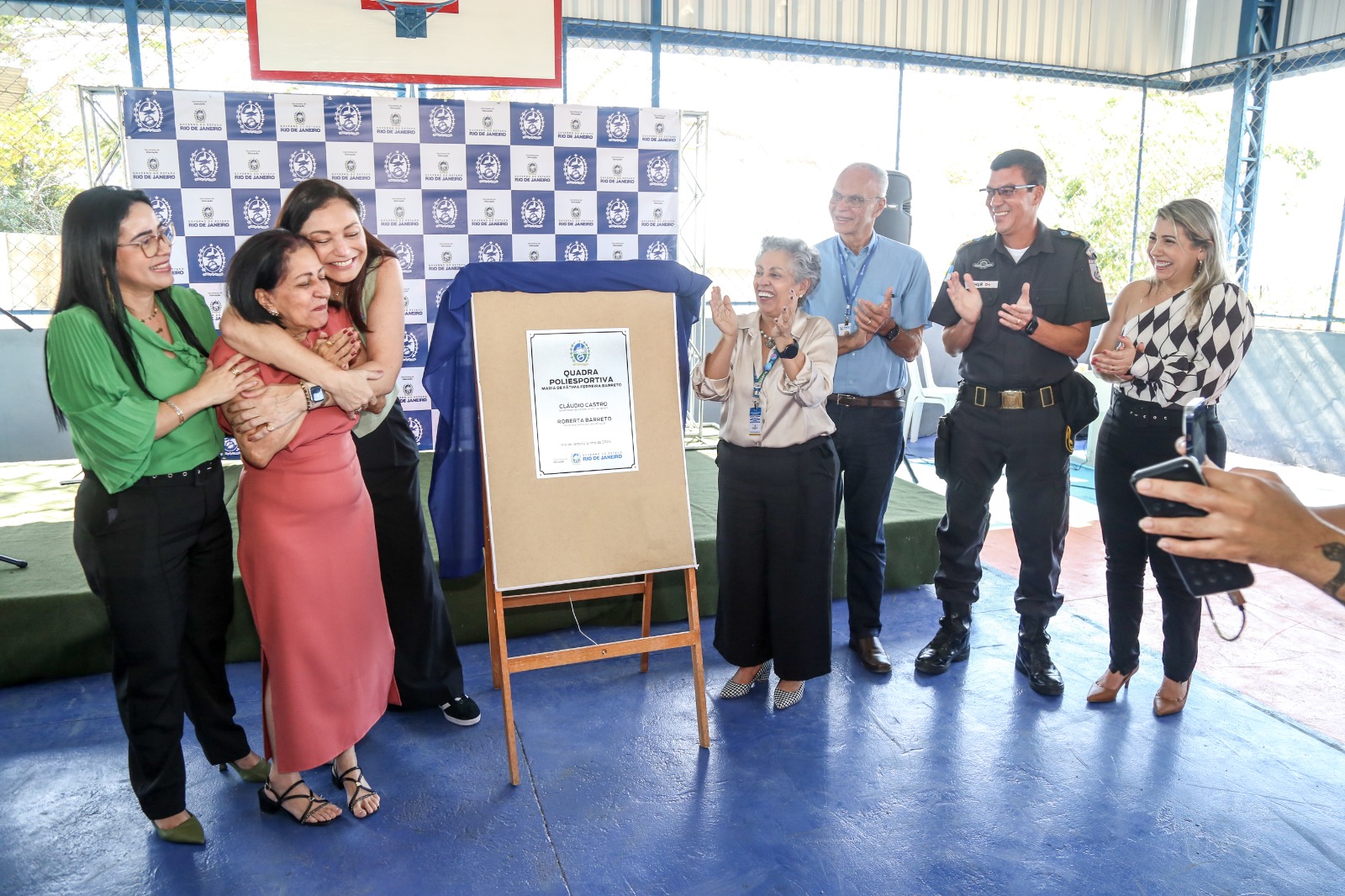 inauguração da reforma da quadra do Colégio Estadual Pedro Cerqueira ASCOM SFI Wagner Fraga 6