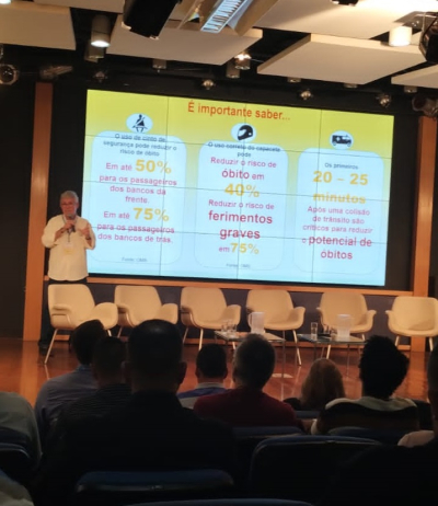 Município marca presença em evento para comemorar os 10 anos do “Maio Amarelo”