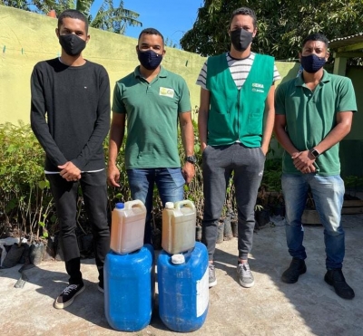 “Óleo Legal”: recebe mais 74 litros de óleo de cozinha usado