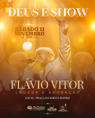 XX Deus É Show acontece neste sábado (11) com louvor, adoração e missa