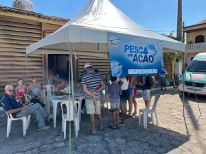 Mais de 80 atendimentos no &quot;Pesca em Ação&quot;, em Gargaú